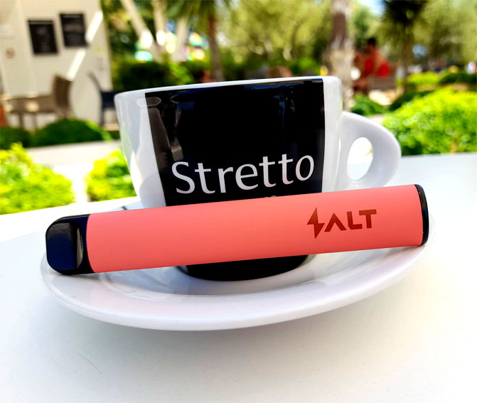 🟢SALT SWITCH “usa e getta” #tirostretto con caffe riStretto!