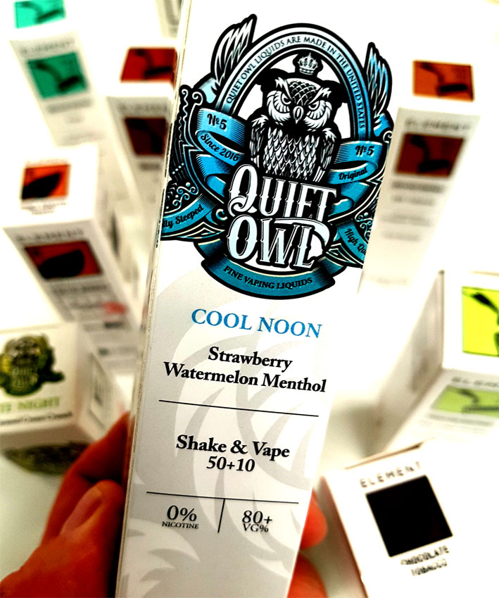 Cool Noon Quiet Owl E-Liquid!!